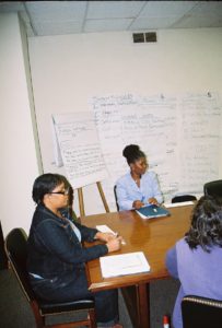 A group meeting